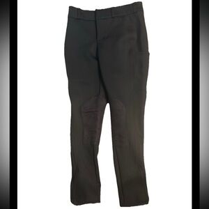 USA Made Black Equestrian Riding Breeches Women’s Medium Knee Patch Stretch